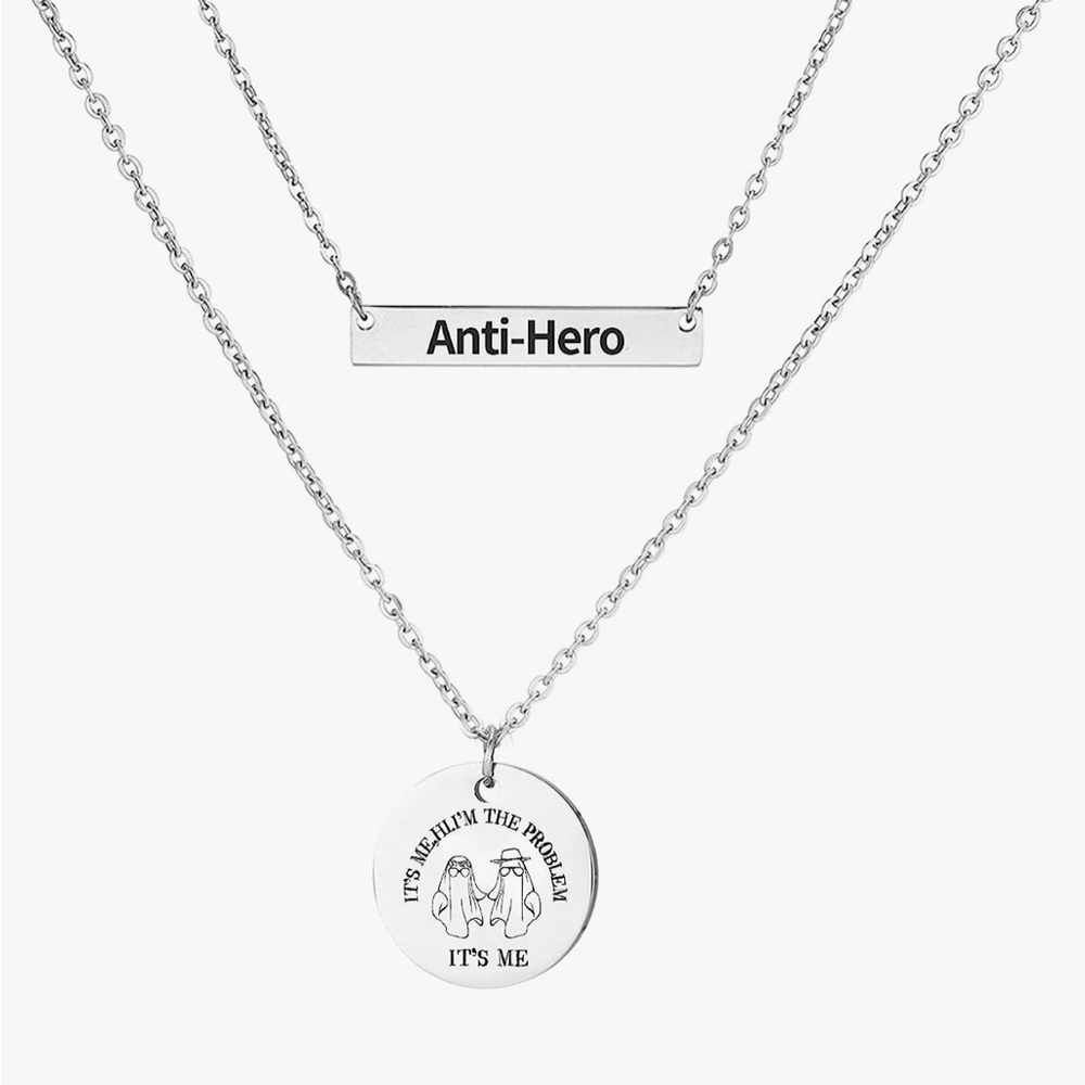 Taylor Swift Anti-Hero Necklace Set